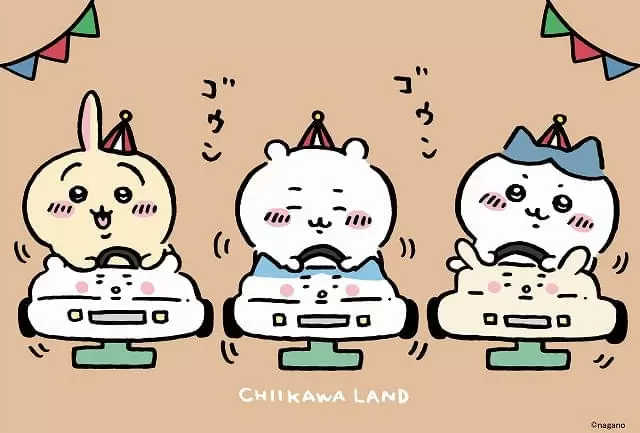 虫眼鏡でちいかわの漫画を見ているイメージ