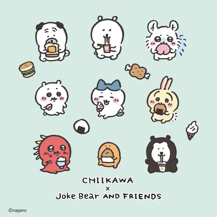 ユニクロUT ちいかわ x ナガノのくま コラボTシャツ