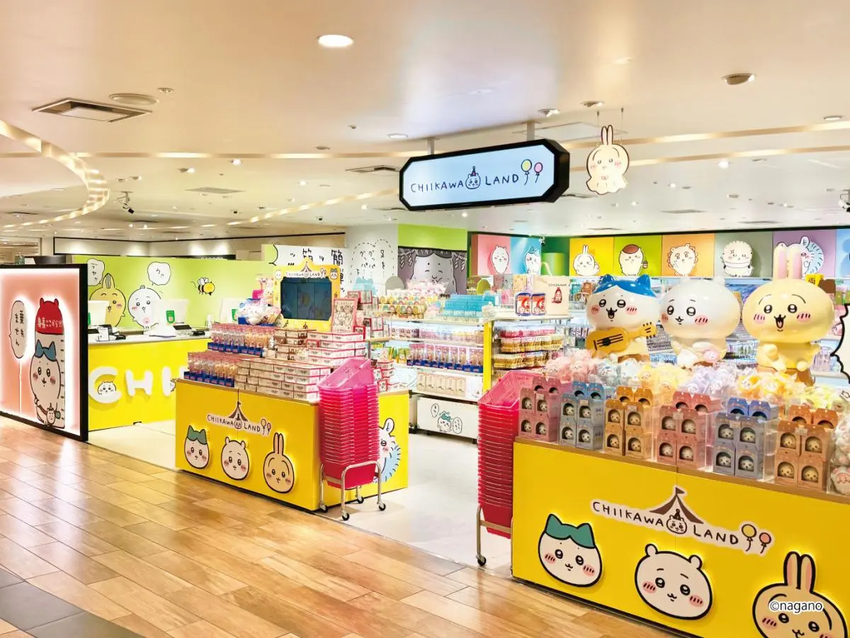 ちいかわ東京駅・大阪梅田ショッピングの様子